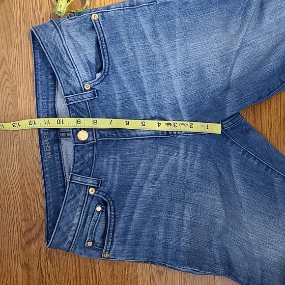 Michael Kors Women's Blue Denim Flared Jeans (Sz 6) - Picture 8 of 10